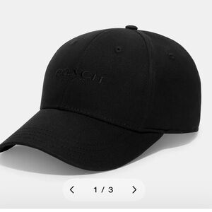Coach Black Classic Embroidered Baseball Cap
